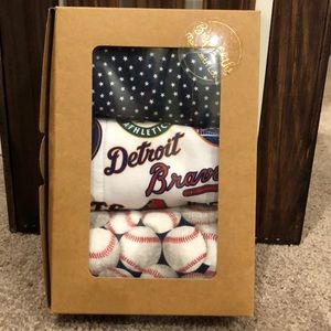 Handmade Burp Cloth Gift Set - Baseball ⚾️ Team Logos